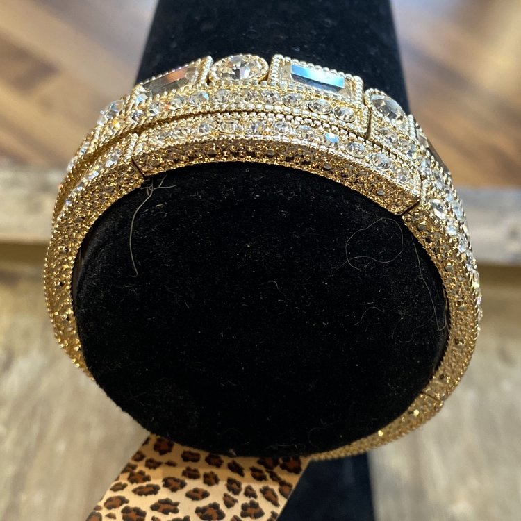 Set of Gold Bling Bracelets