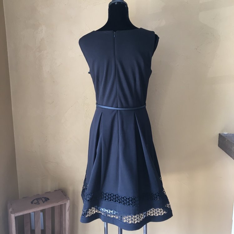 Calvin Klein Little Black Dress Fit and Flare, Size 10