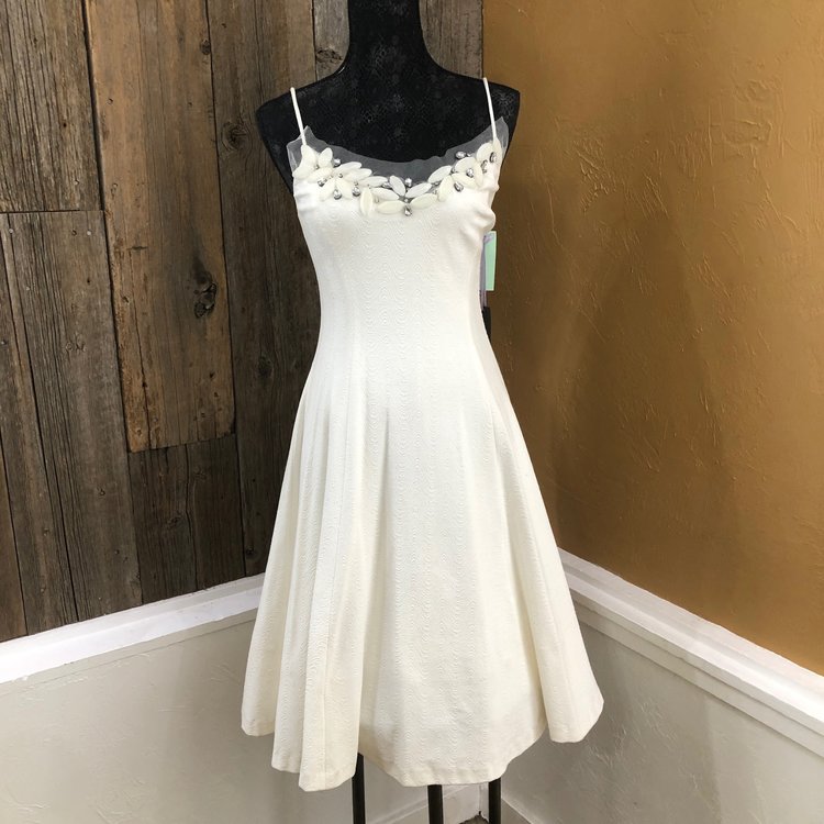 Vera Wang White Jeweled Bridal Dress, Size 10