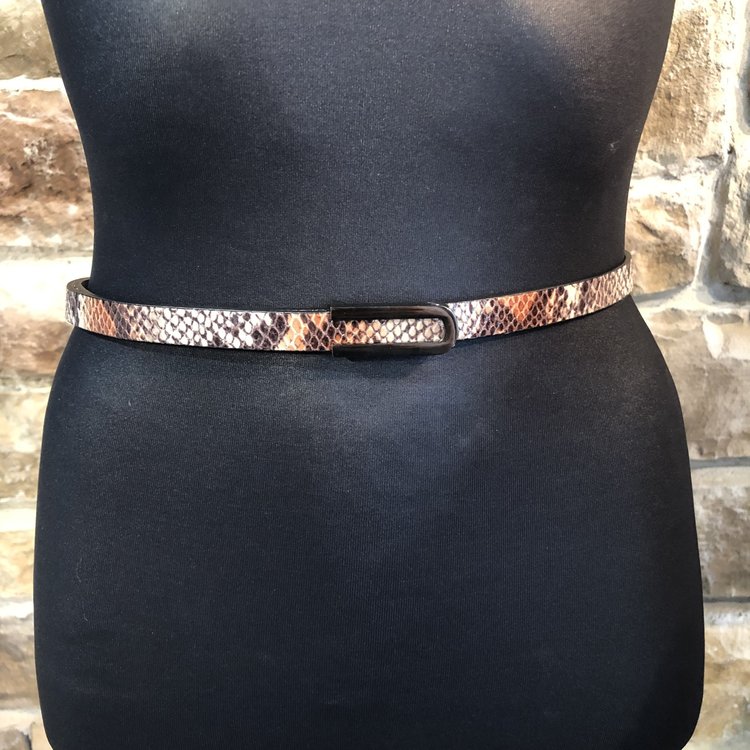 Snakeskin Belt, Size S