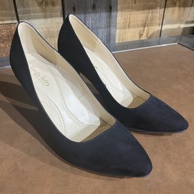 Black Suede Heels, Size 10