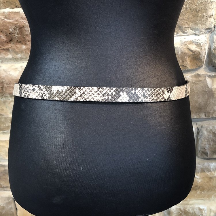 Reversible Reptile Patterned Belt, Size 2X