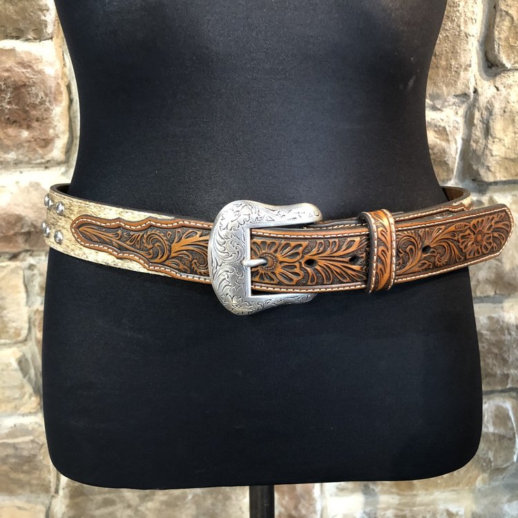 Nocona Bronze Faux Leather Belt