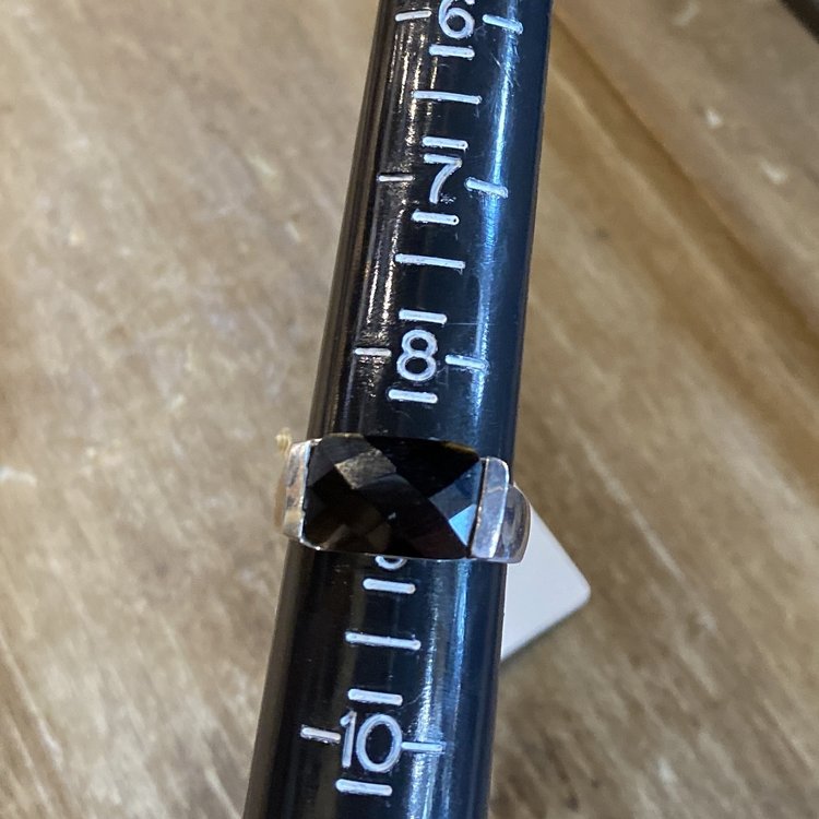 Dark Stone Ring, Size 9