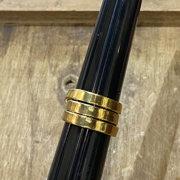 Gold Wrap Around Ring, Size 8