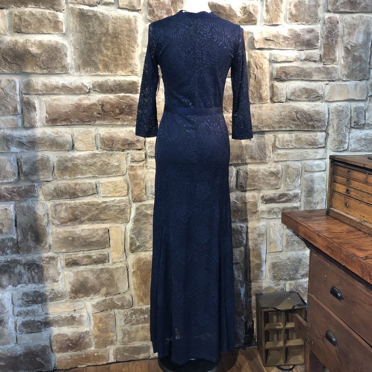 Miusol Navy Evening Gown, Size S