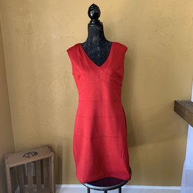 American Living Red Bandage Dress, Size 16