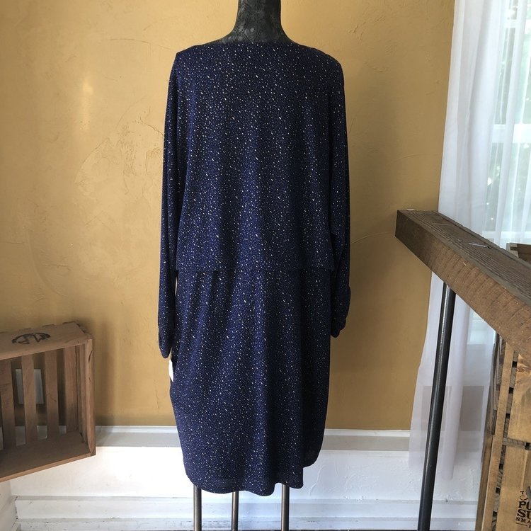 Jessica Howard Blue Glitter Dress, Size 24W