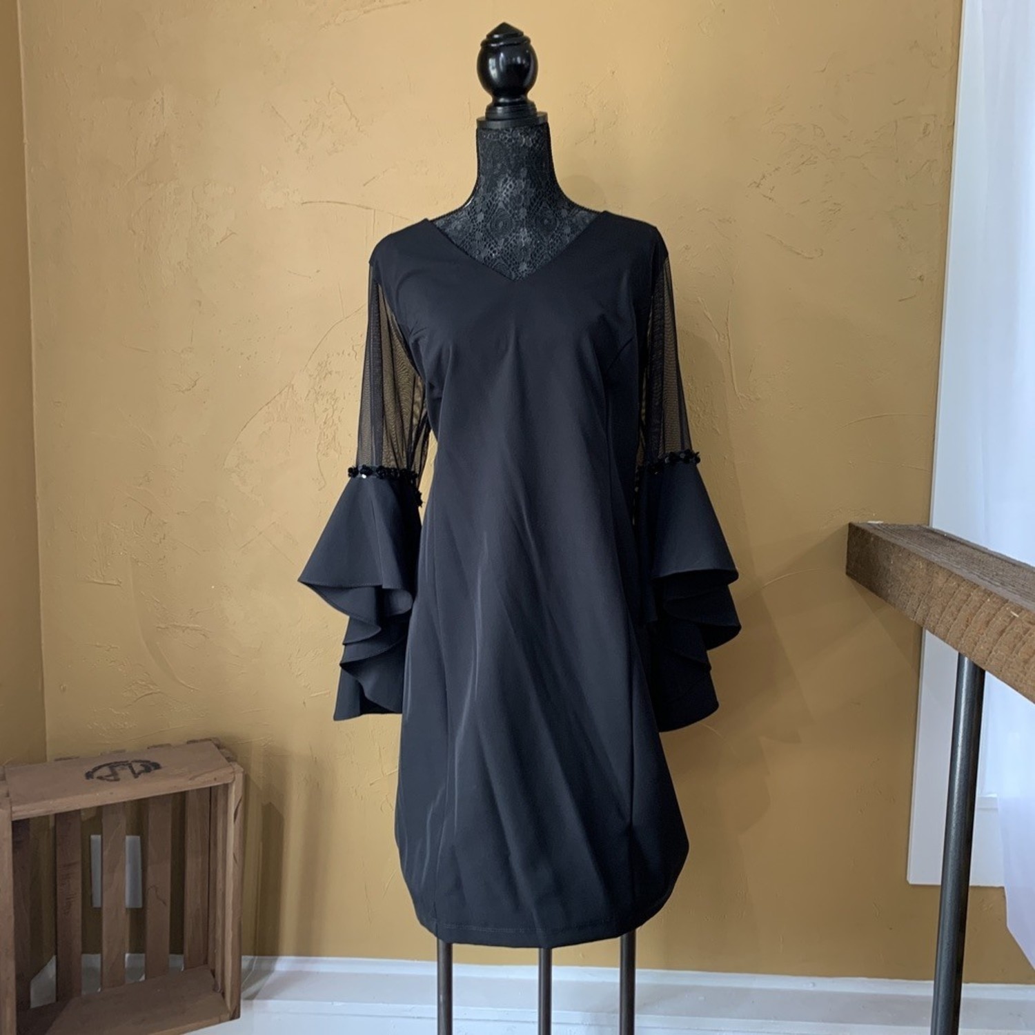 msk black dress