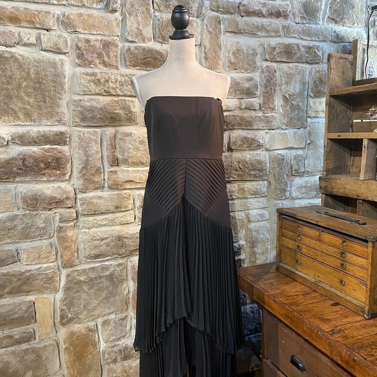 Laundry Black Hi-Low Evening Gown, Size 10