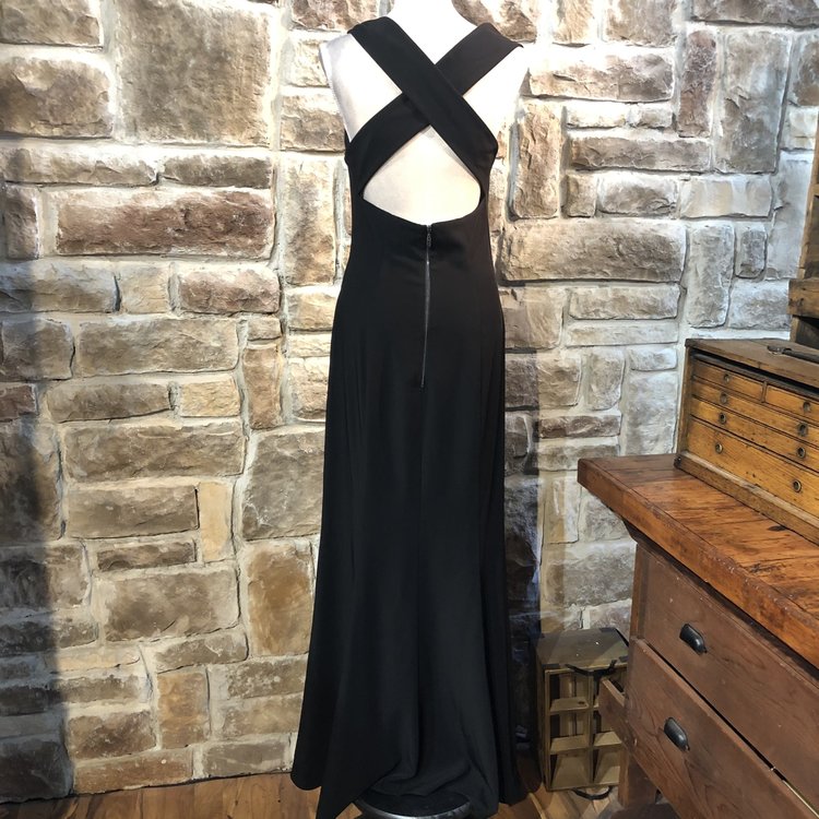 Laundry Black Off Shoulder Gown, Size 10