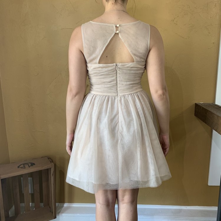 As U Wish Glitter Illusion Dress, Size M