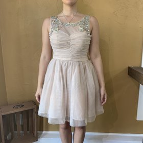 As U Wish Glitter Illusion Dress, Size M