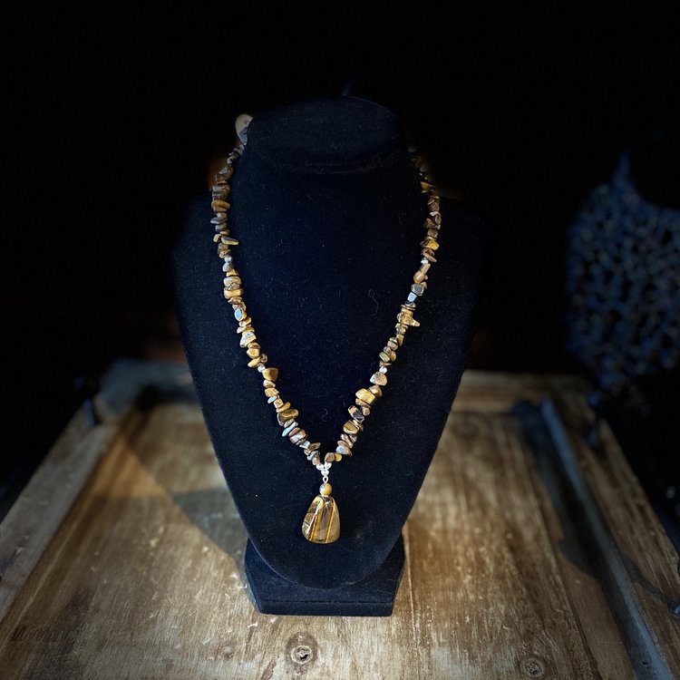 Natural Tiger Eye Necklace