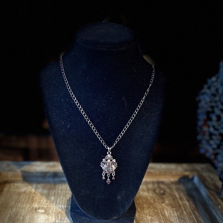 Purple Detailed Necklace