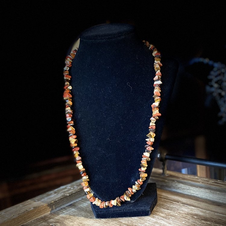 Agate Jasper Tigers Eye Necklace