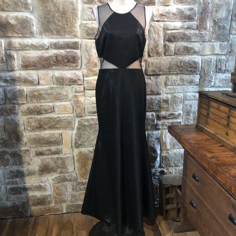 JS Collection Black Dress, Size 12