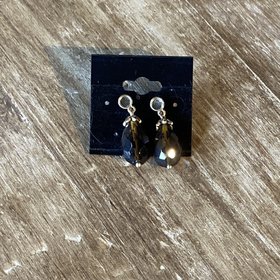 Brown Bead Drop Earrings