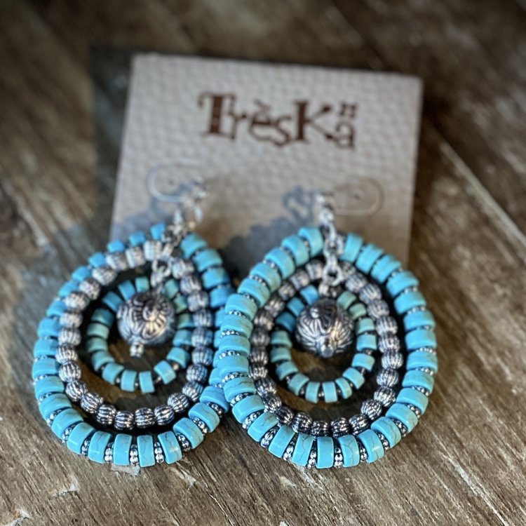 Layered Turquoise Earrings