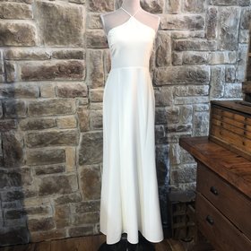 Laundry Ivory Halter Gown, Size 12