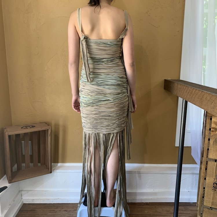 Catherine Malandrino Taupe Full Length Dress, Size 4