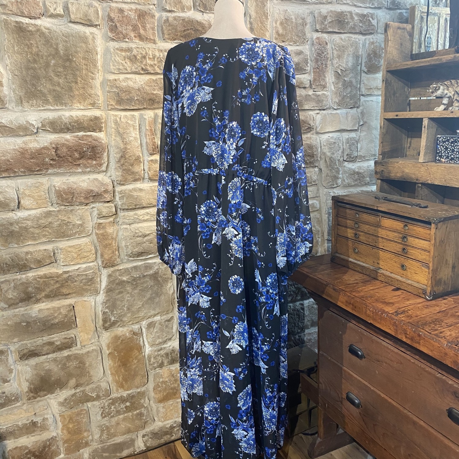3x maxi dress Women's Tiered Ruffle Maxi Dress