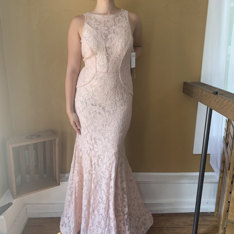 Pink Trumpet Gown, Size 10
