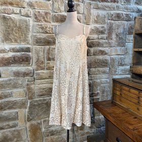 Nine West Blush Sequin Cocktail Dress, Size 14