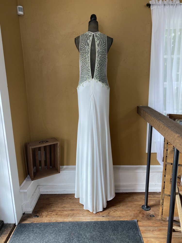 Jovani Ivory Embellished Prom/Formal Gown, Size 14