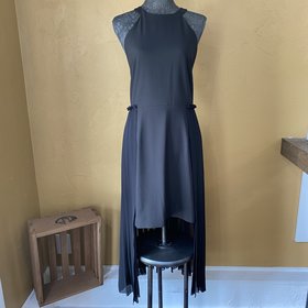 Rachel Roy Black High Low Dress, Size 14