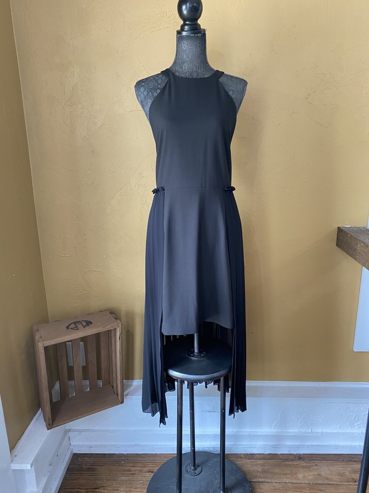 Rachel Roy Black High Low Dress, Size 14