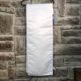 Alfred Angelo White Beaded Bridal Wrap, Size OS