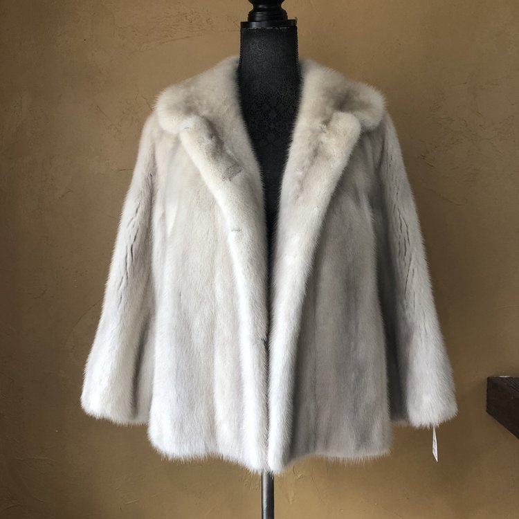 Nigbor Furs Azurene Mink Jacket, Size M