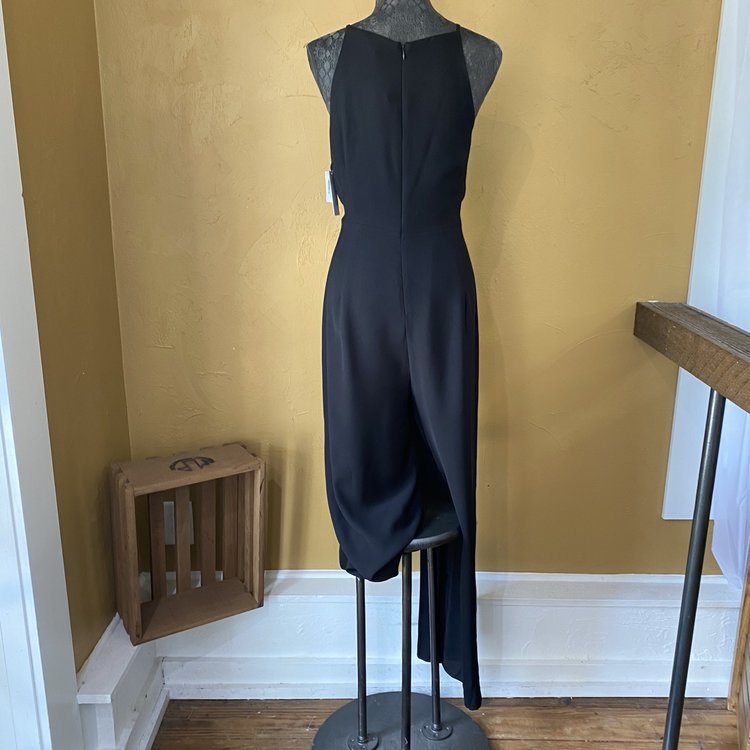 19 Cooper Black Jumpsuit with Front Tie
