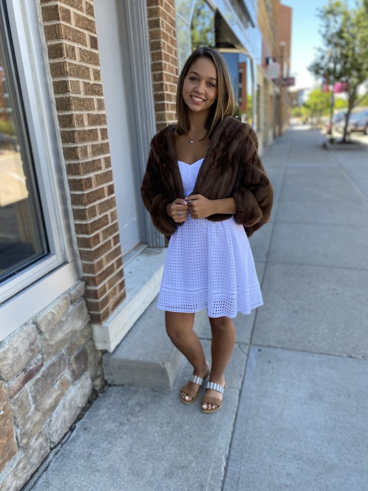 Squirrel Cape Coat, Size M