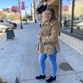 Tan Mink, Size M