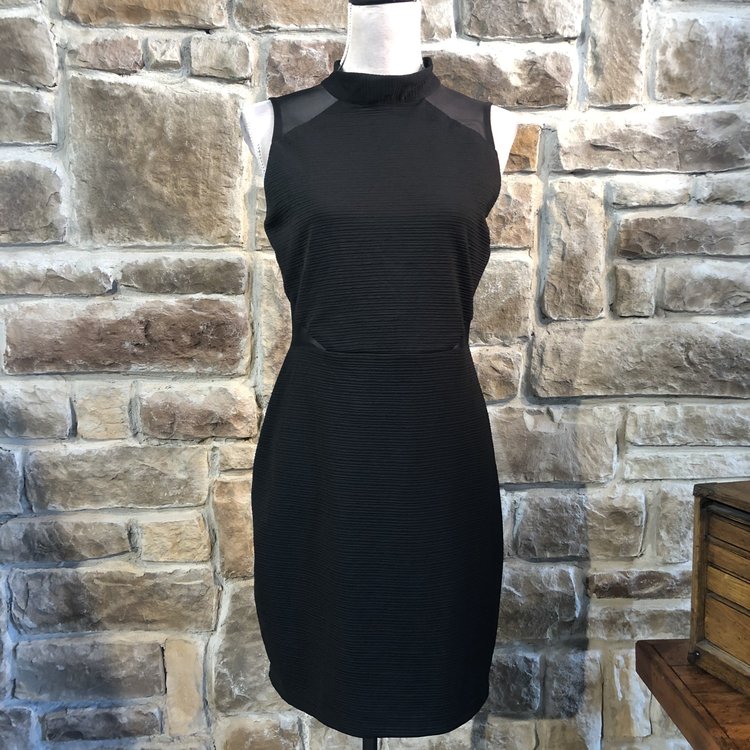 Emerald Sundae Black Illusion Bodycon Dress, Size XL