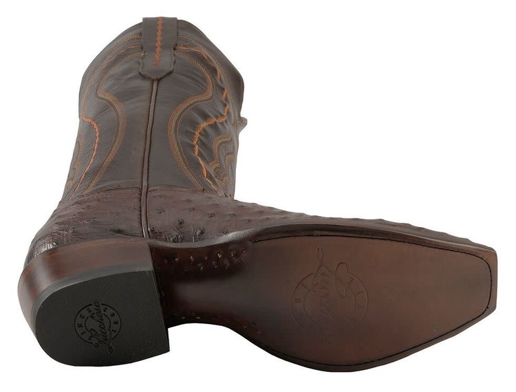 Men's Lucchese Ostrich Boots M1607, Size 10