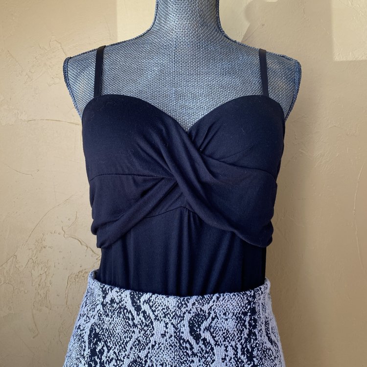 Black Built- in Bra Tank