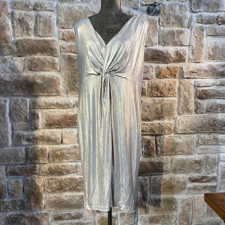 Calvin Klein Twist Front Cocktail Dress, Size 14W