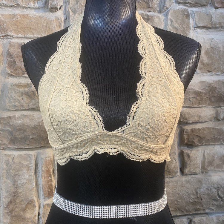 Halterneck Lace Bralette