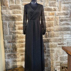 Ralph Lauren Black Gown, Size 2