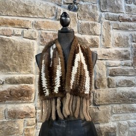 Knitted Mink Multicolor,  42 inch