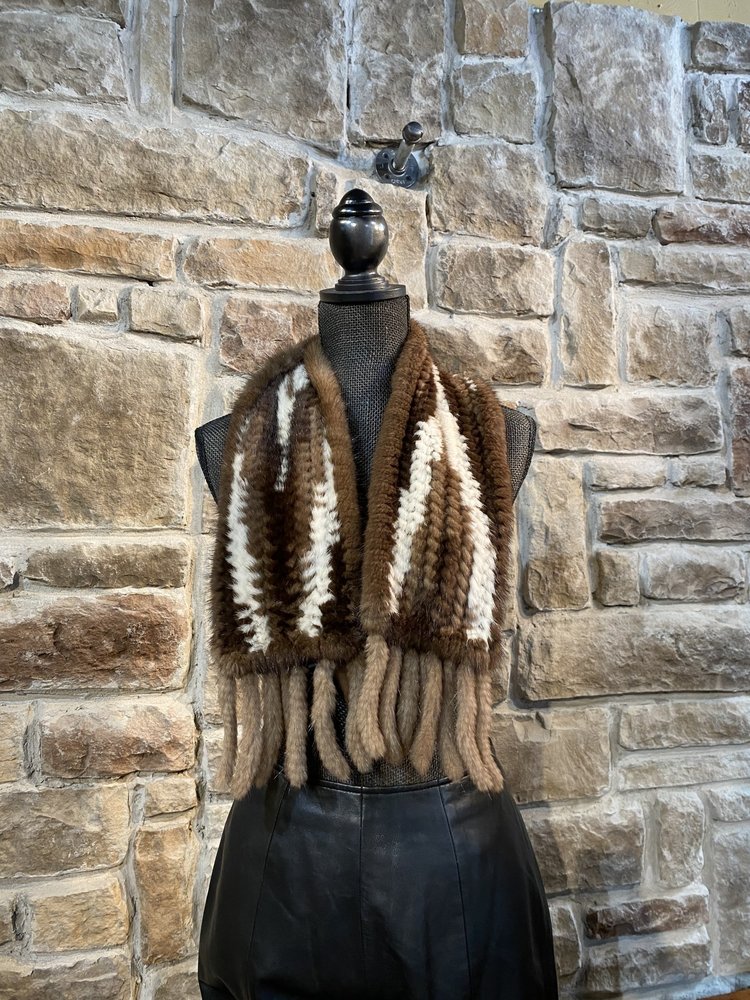 Knitted Mink Multicolor,  42 inch