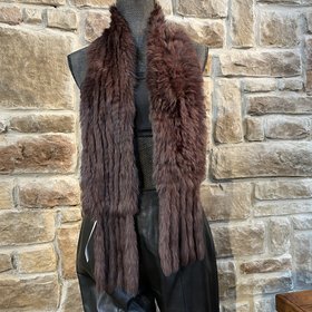 Dyed Rabbit Scarf, 58 inch