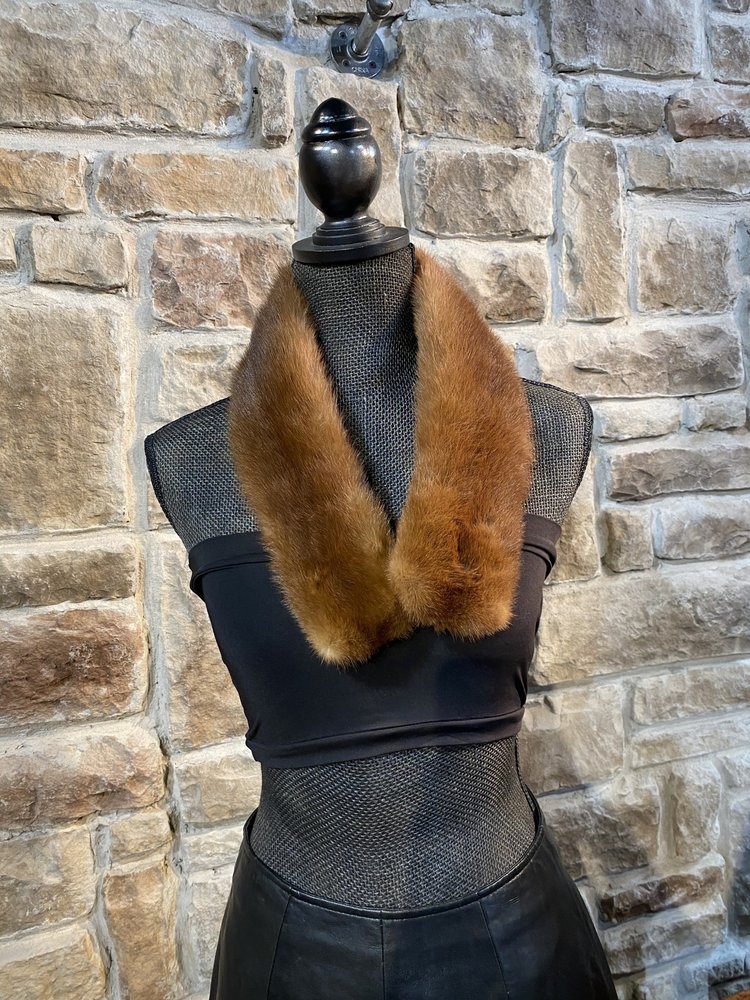 Whiskey Mink Collar, 31 inch