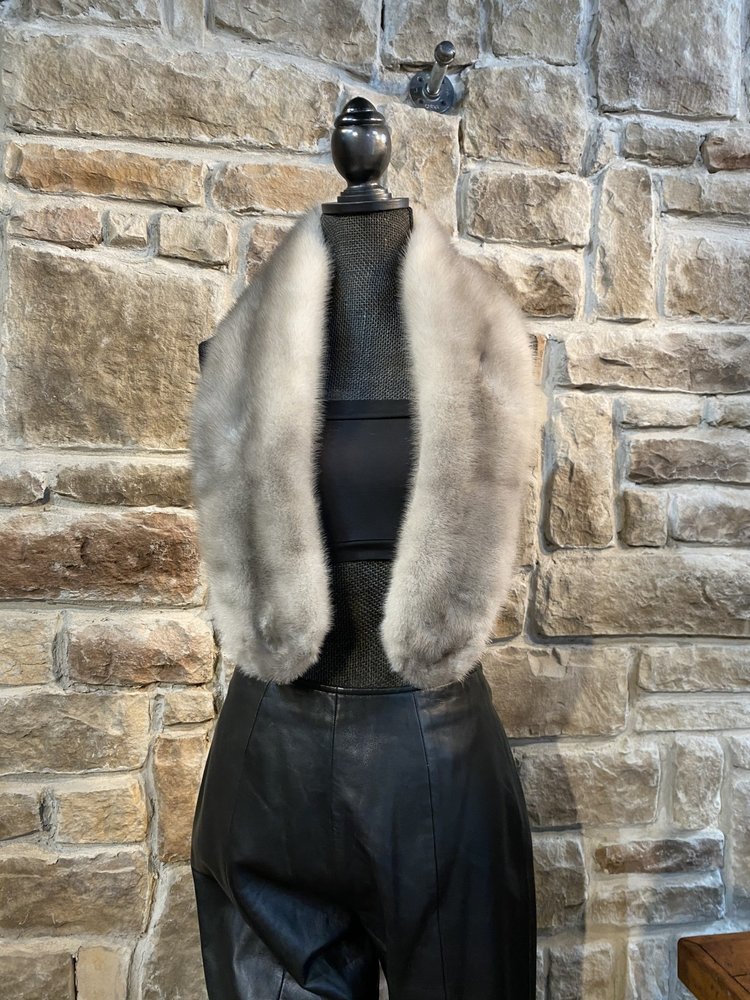 Sapphire Mink Collar, 45 inch