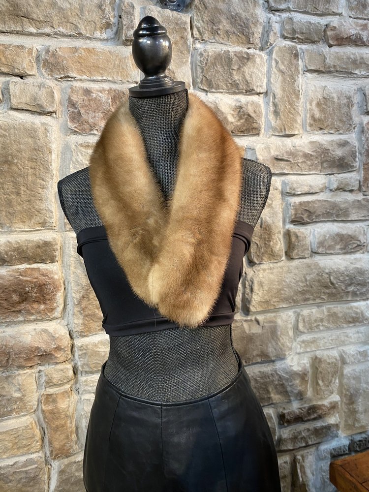 Autumn Haze Mink Collar, 36 inch