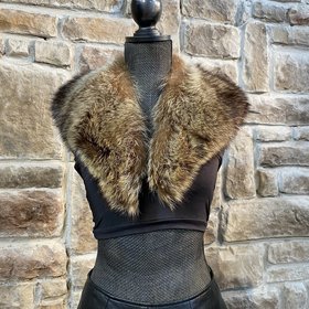 North American Raccoon Collar, 37 inch