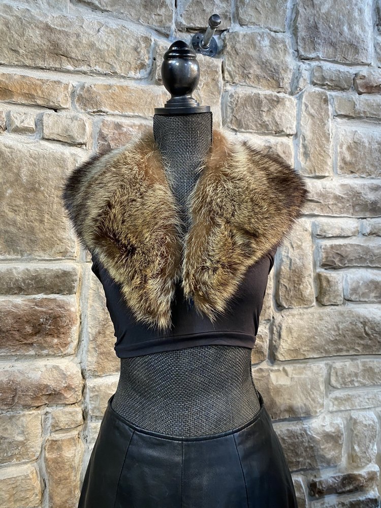 North American Raccoon Collar, 37 inch